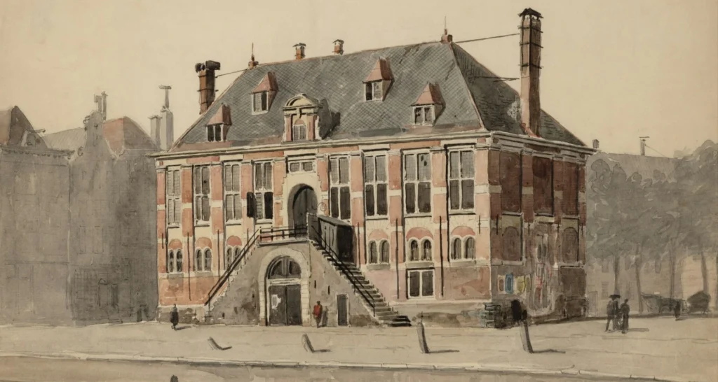 Pomysł na rysunek architektury – historyczny szkic budynku jako inspiracja do nauki perspektywy